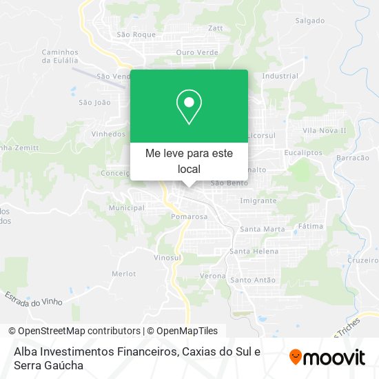 Alba Investimentos Financeiros mapa