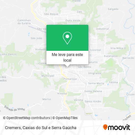 Cremers mapa