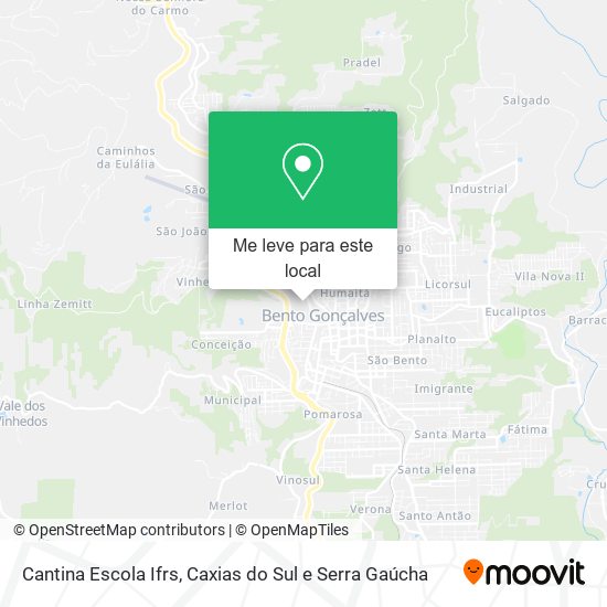 Cantina Escola Ifrs mapa