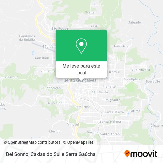 Bel Sonno mapa