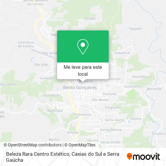 Beleza Rara Centro Estético mapa