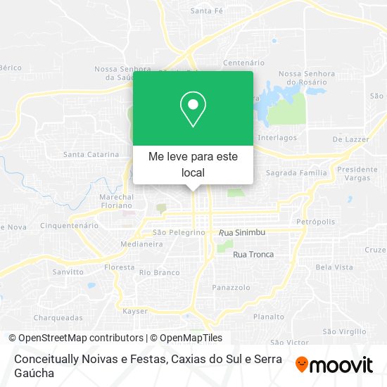 Conceitually Noivas e Festas mapa