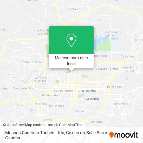 Massas Caseiras Triches Ltda mapa