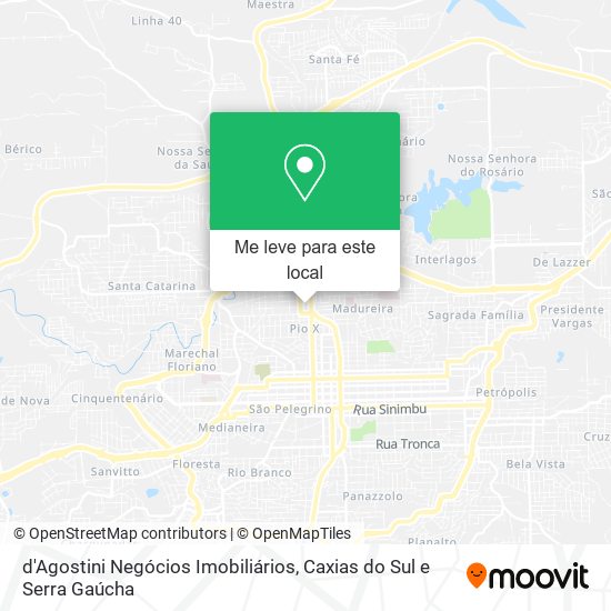 d'Agostini Negócios Imobiliários mapa