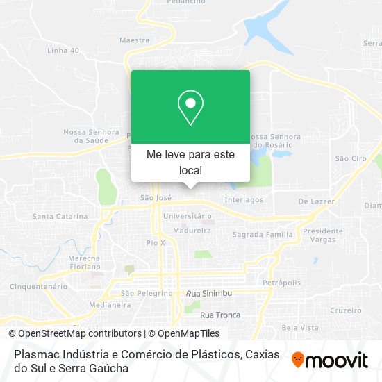 Plasmac Indústria e Comércio de Plásticos mapa