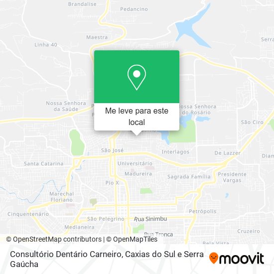 Consultório Dentário Carneiro mapa