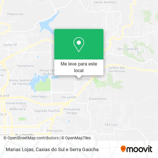 Marias Lojas mapa