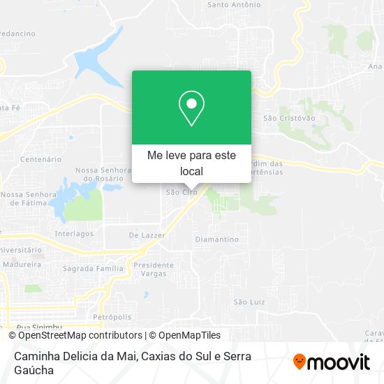 Caminha Delicia da Mai mapa