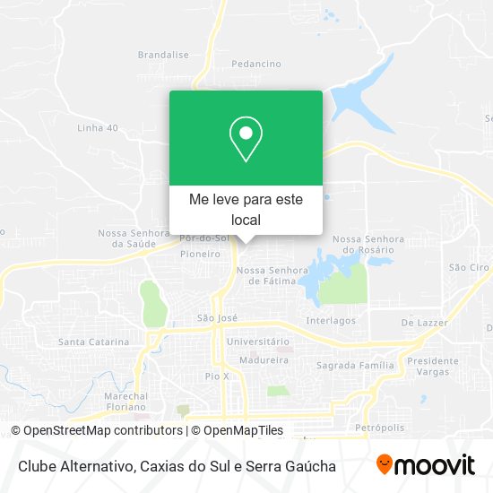 Clube Alternativo mapa