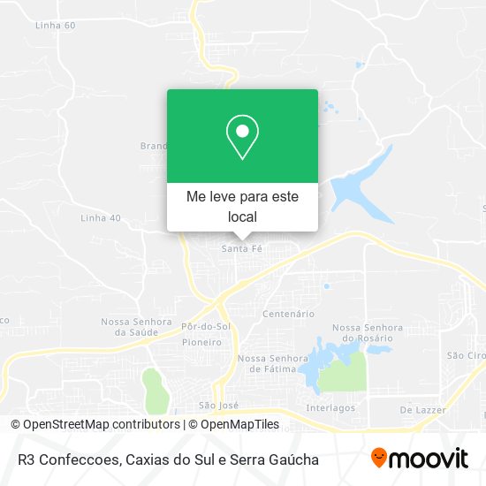 R3 Confeccoes mapa