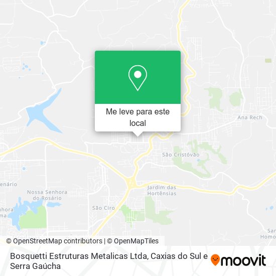 Bosquetti Estruturas Metalicas Ltda mapa
