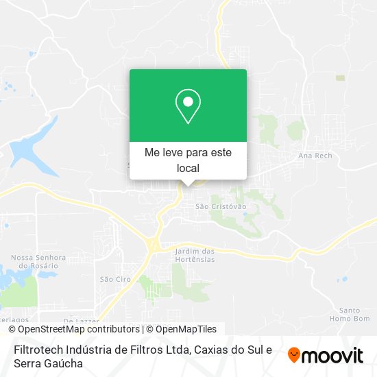 Filtrotech Indústria de Filtros Ltda mapa