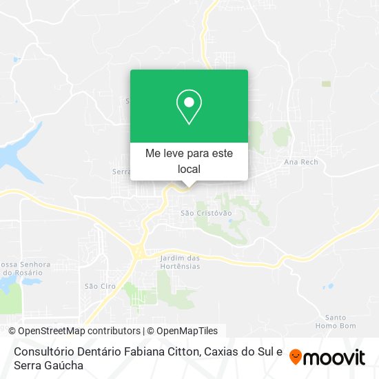 Consultório Dentário Fabiana Citton mapa