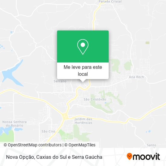 Nova Opção mapa
