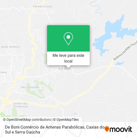 De Boni Comércio de Antenas Parabólicas mapa