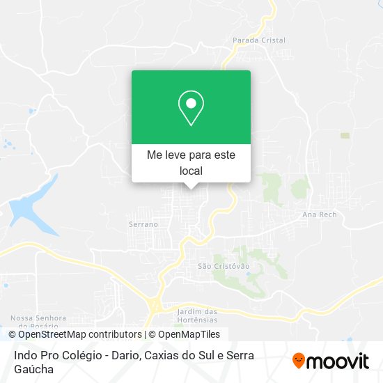 Indo Pro Colégio - Dario mapa