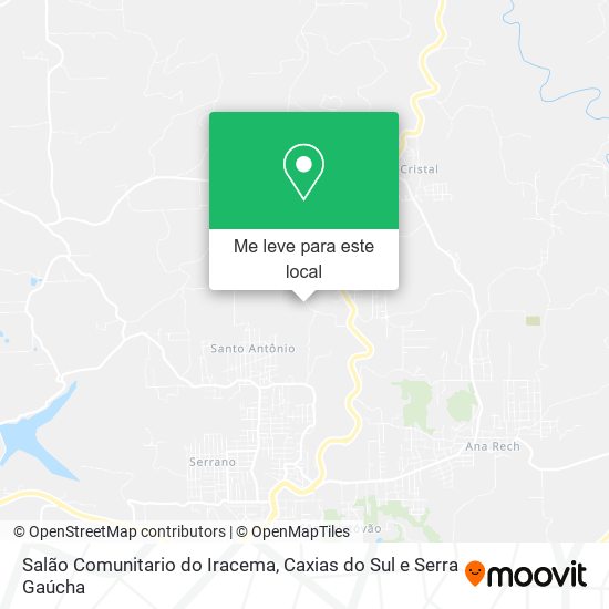 Salão Comunitario do Iracema mapa