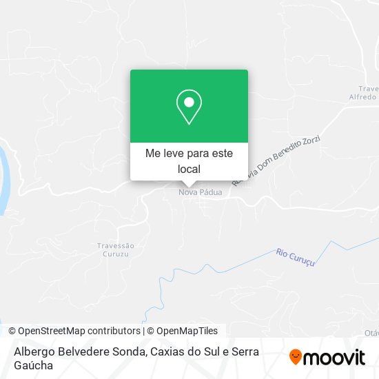 Albergo Belvedere Sonda mapa