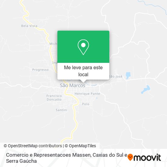 Comercio e Representacoes Massen mapa