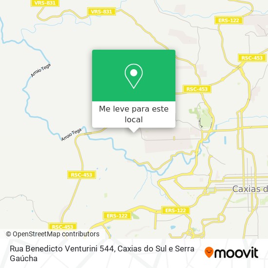 Rua Benedicto Venturini 544 mapa