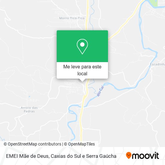 EMEI Mãe de Deus mapa