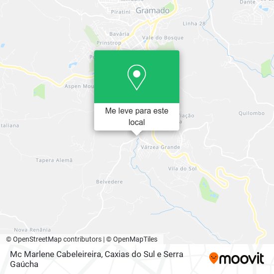Mc Marlene Cabeleireira mapa