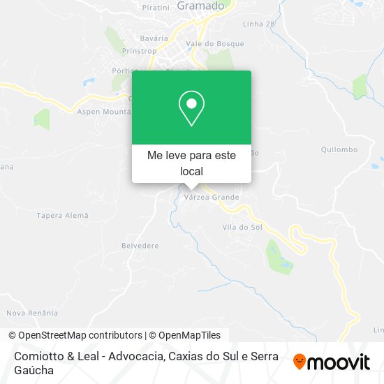 Comiotto & Leal - Advocacia mapa
