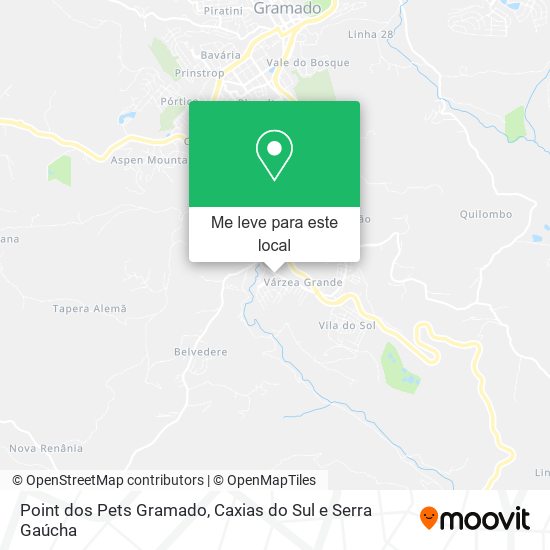 Point dos Pets Gramado mapa