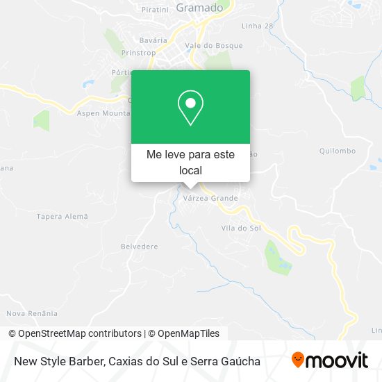 New Style Barber mapa