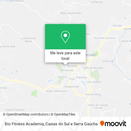 Bio Fitness Academia mapa