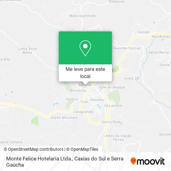 Monte Felice Hotelaria Ltda. mapa
