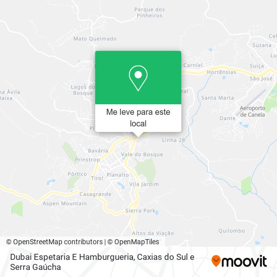 Dubai Espetaria E Hamburgueria mapa