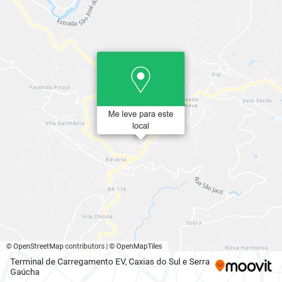 Terminal de Carregamento EV mapa