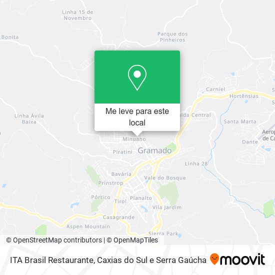 ITA Brasil Restaurante mapa