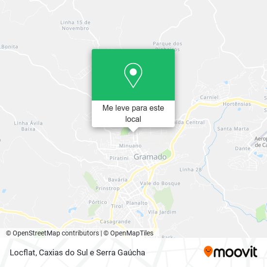 Locflat mapa