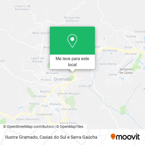 Ilustre Gramado mapa