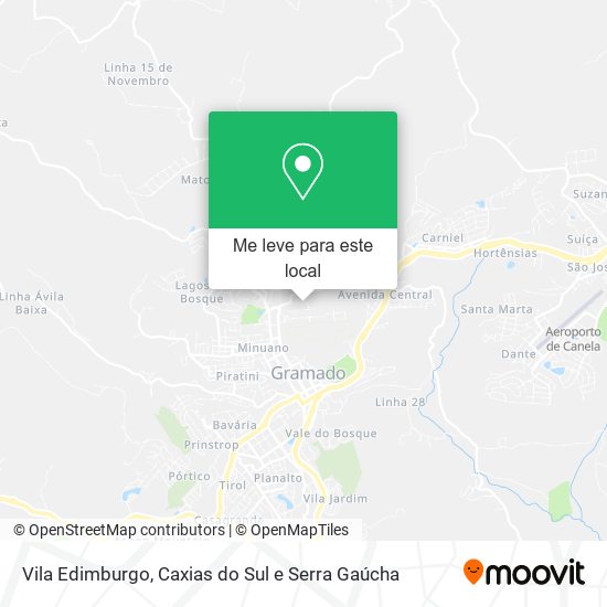 Vila Edimburgo mapa