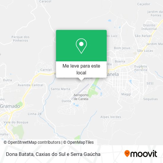 Dona Batata mapa