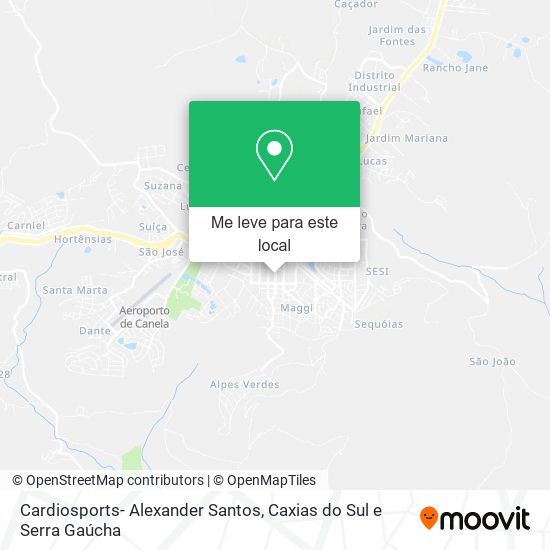 Cardiosports- Alexander Santos mapa