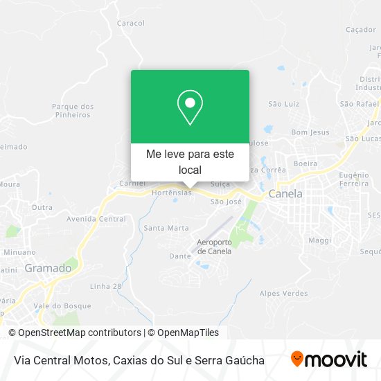 Via Central Motos mapa
