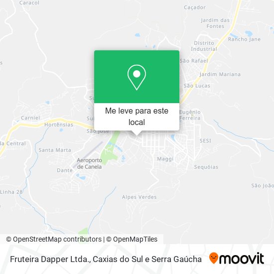 Fruteira Dapper Ltda. mapa