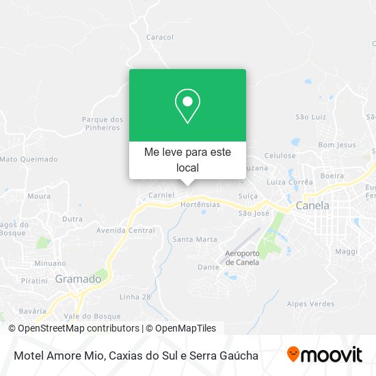 Motel Amore Mio mapa