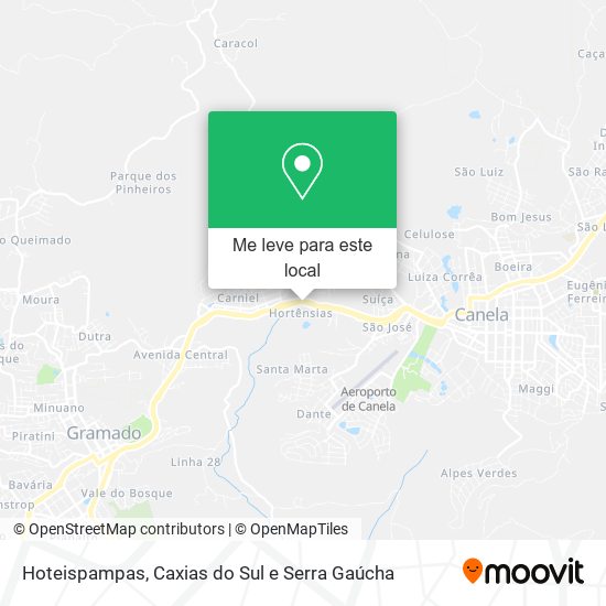 Hoteispampas mapa