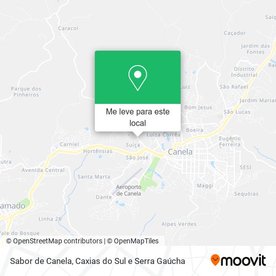 Sabor de Canela mapa