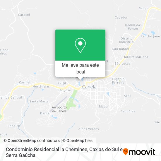 Condominio Residencial la Cheminee mapa
