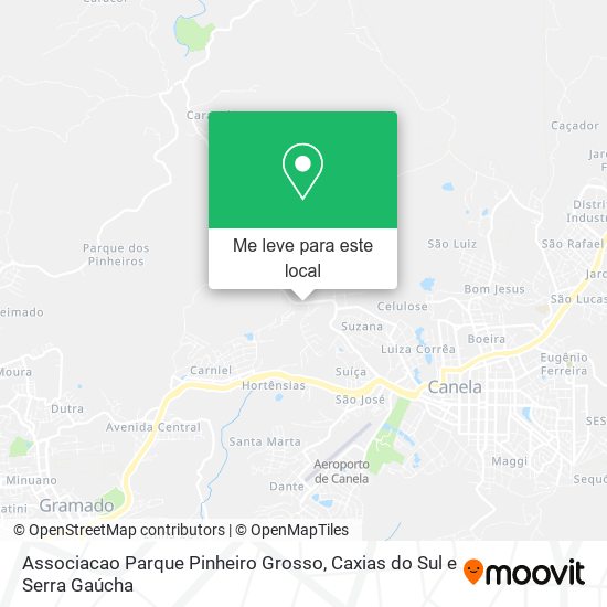 Associacao Parque Pinheiro Grosso mapa