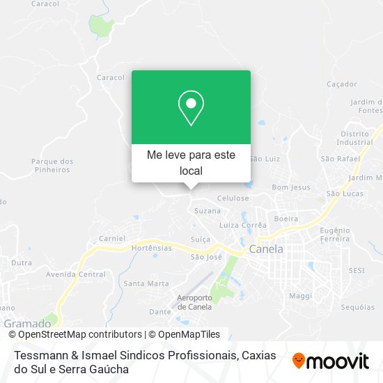 Tessmann & Ismael Sindicos Profissionais mapa