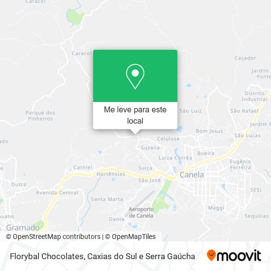 Florybal Chocolates mapa