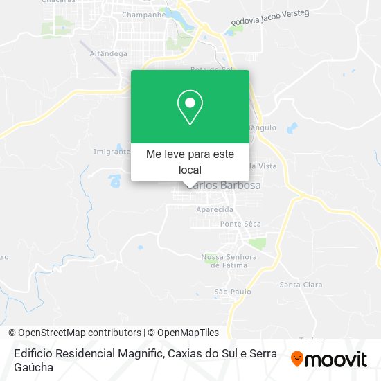 Edificio Residencial Magnific mapa