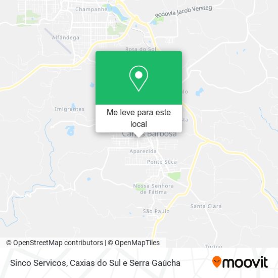 Sinco Servicos mapa